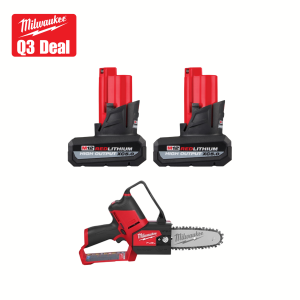 48112450245720-300x300-1.png M12 REDLITHIUM™ HIGH OUTPUT™ XC5.0 Battery 2 Pack w/ FREE Milwaukee Tool M12 FUEL HATCHET™ 6” Pruning Saw