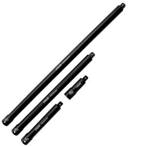 Astro Pneumatic 4 Piece 3/8 Inch Drive Goliath Torque-Saver Impact Extension Bar Set 2.5 Inch -15 Inch
